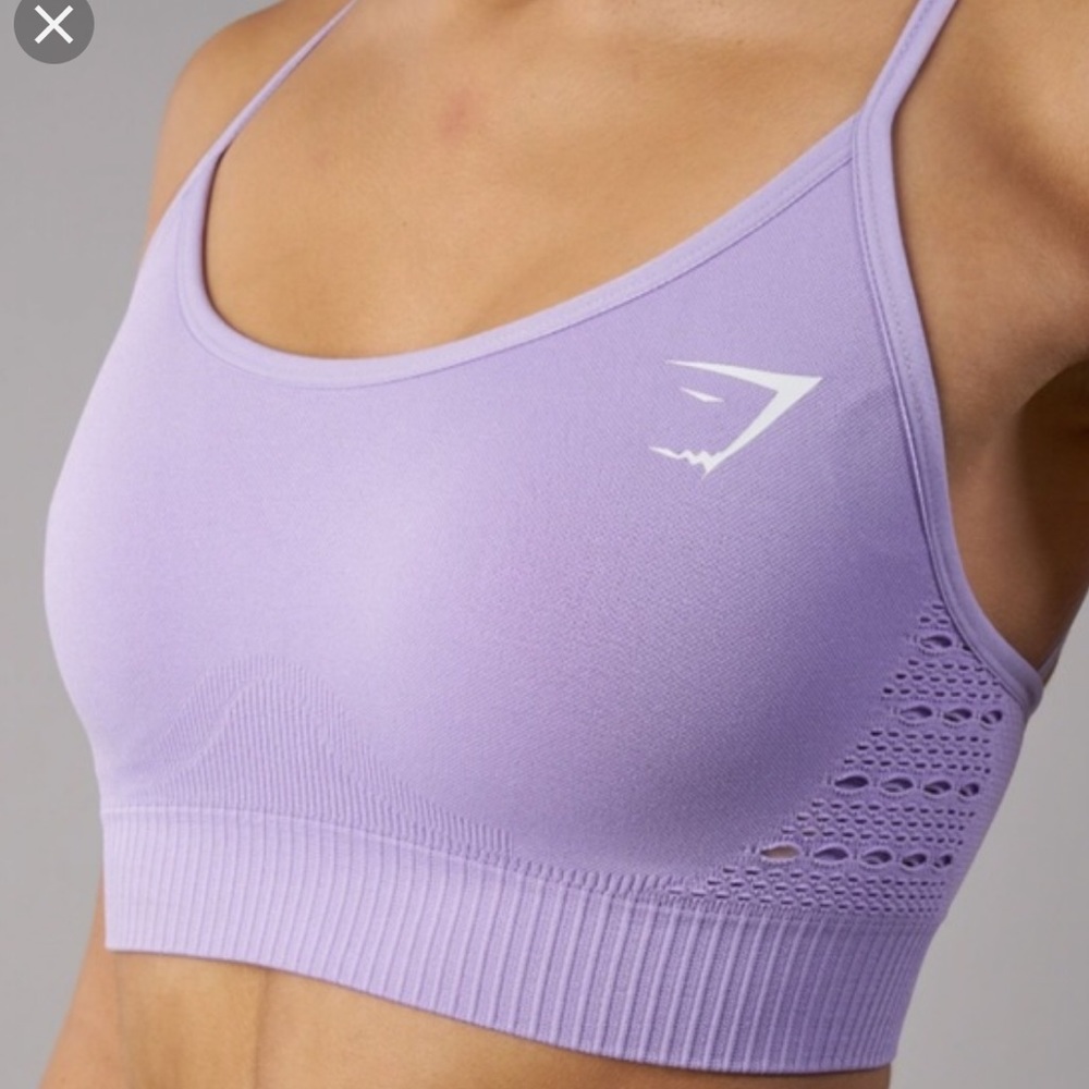 Gymshark Energy Seamless Sports Bra in Lilac
